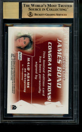 2007 James Bond Autograph Maud Adams Octopussy SP Limited Auto BGS 9.5/10